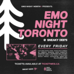 Emo Night Toronto at Sneaky Dee's Jan 2024